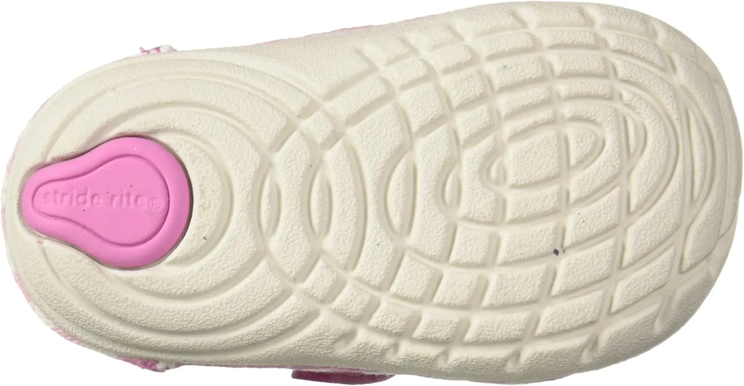 Stride Rite Unisex-Child Soft Motion Hanna Girl's T-Strap Sneaker