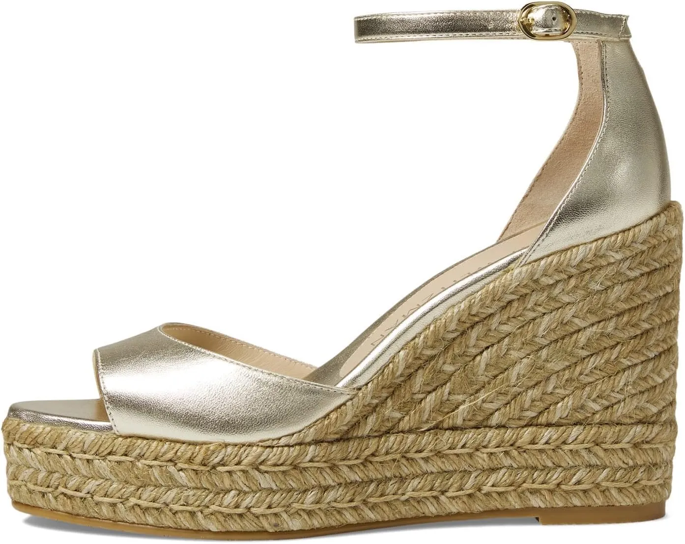 Stuart Weitzman Women's Nudist Curve Espadrille Wedges