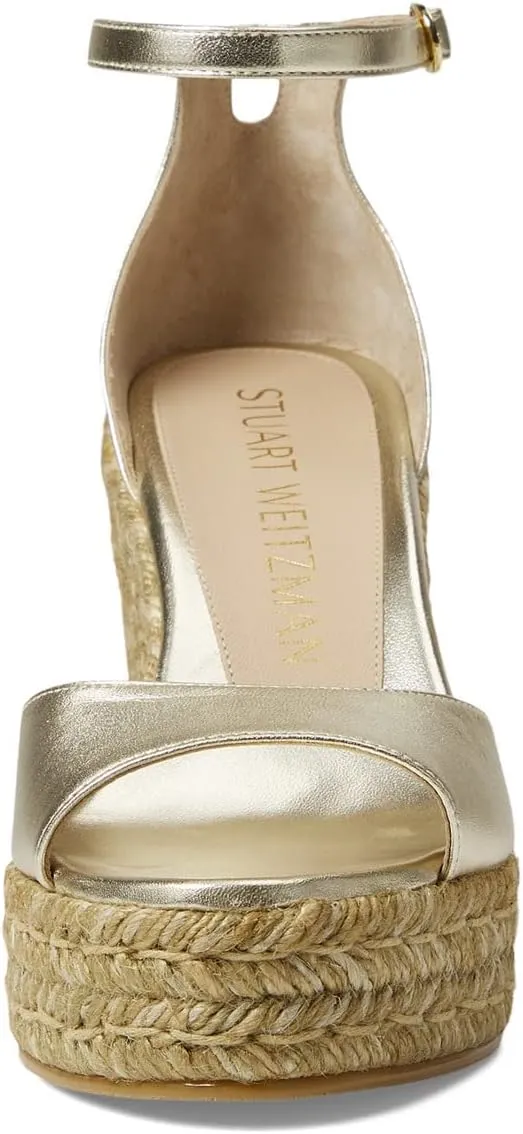 Stuart Weitzman Women's Nudist Curve Espadrille Wedges