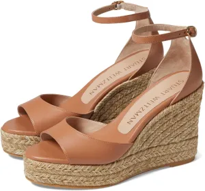 Stuart Weitzman Women's Nudist Curve Espadrille Wedges