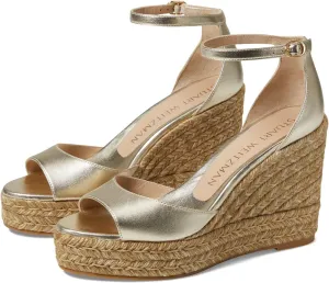 Stuart Weitzman Women's Nudist Curve Espadrille Wedges