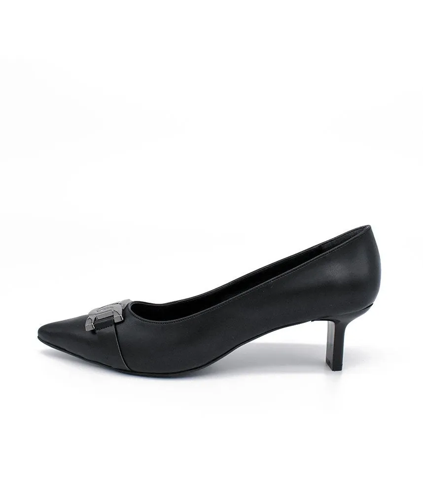 Stylish Black Link Heels