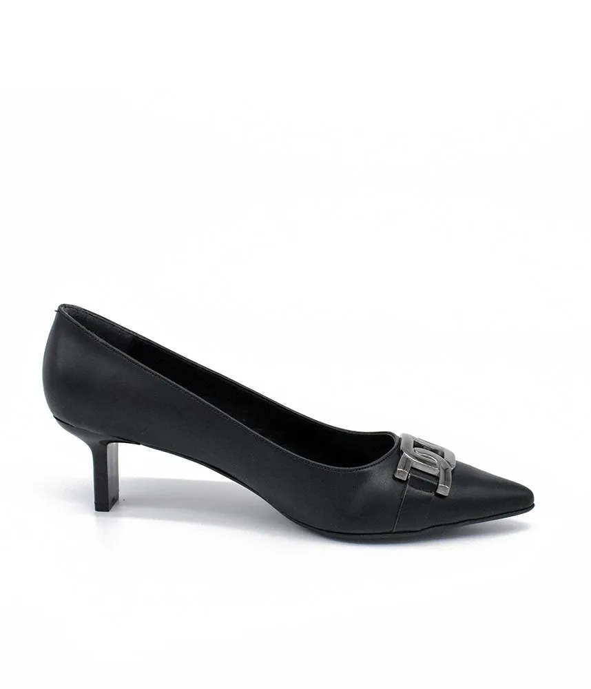 Stylish Black Link Heels