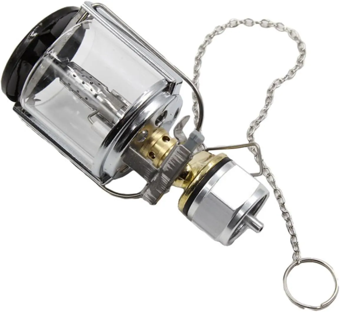 SUPVOX 1set Gas Lantern with Box Cover Portable Propane Lamp for Camping Lightweight and Durable for Outdoor Activities Equipped with Ignition System for Easy Use