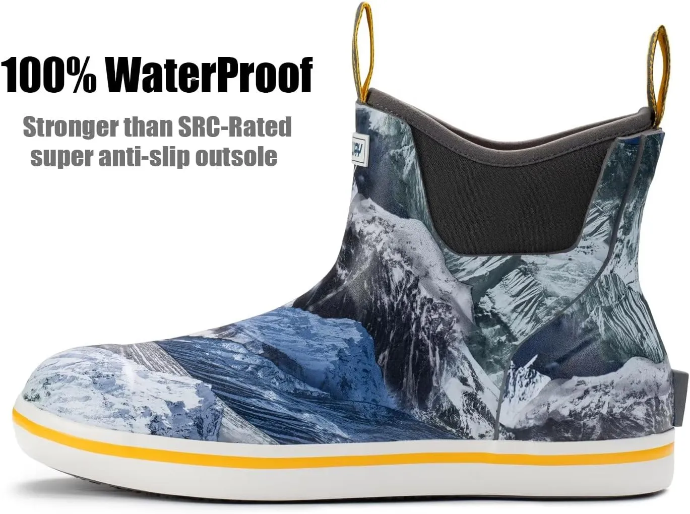SUREWAY Women's Deck Boots Professional Non-Slip Fishing & Ankle Deck Boot Waterproof Rain Boots