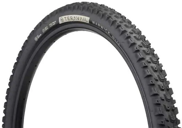 Teravail - Warwick Mountain Bike Tire | 27.5 x 2.5 | Tubeless | Black | Light and Supple | Fast Compound