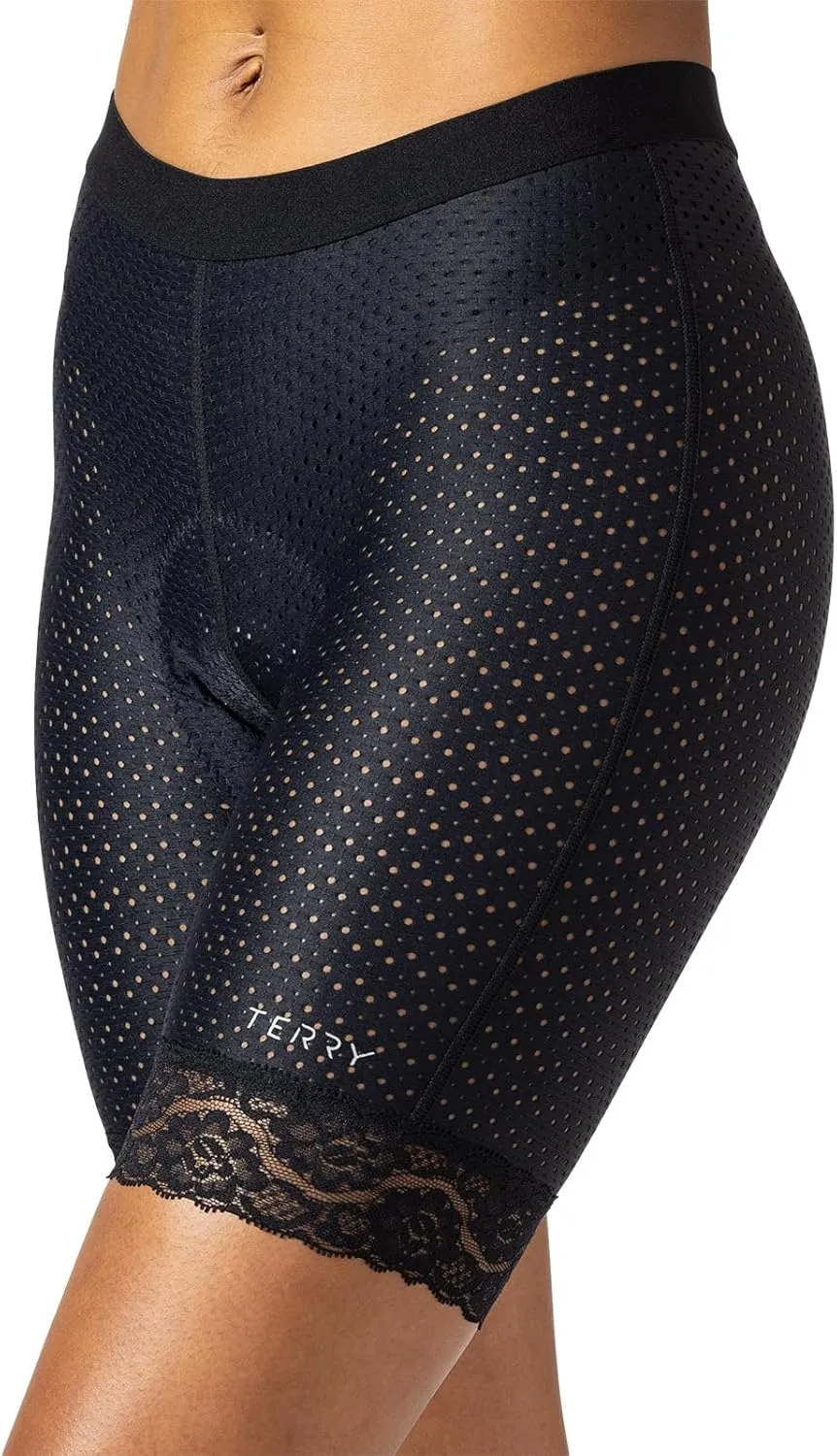 Terry Aria Liner Shorts for Women Cycling Underwear Chamois Padded Bike Liner Padding, Wear Under Skirts & Biking Shorts