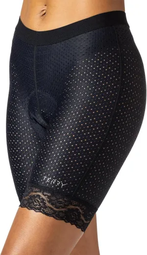 Terry Aria Liner Shorts for Women Cycling Underwear Chamois Padded Bike Liner Padding, Wear Under Skirts & Biking Shorts