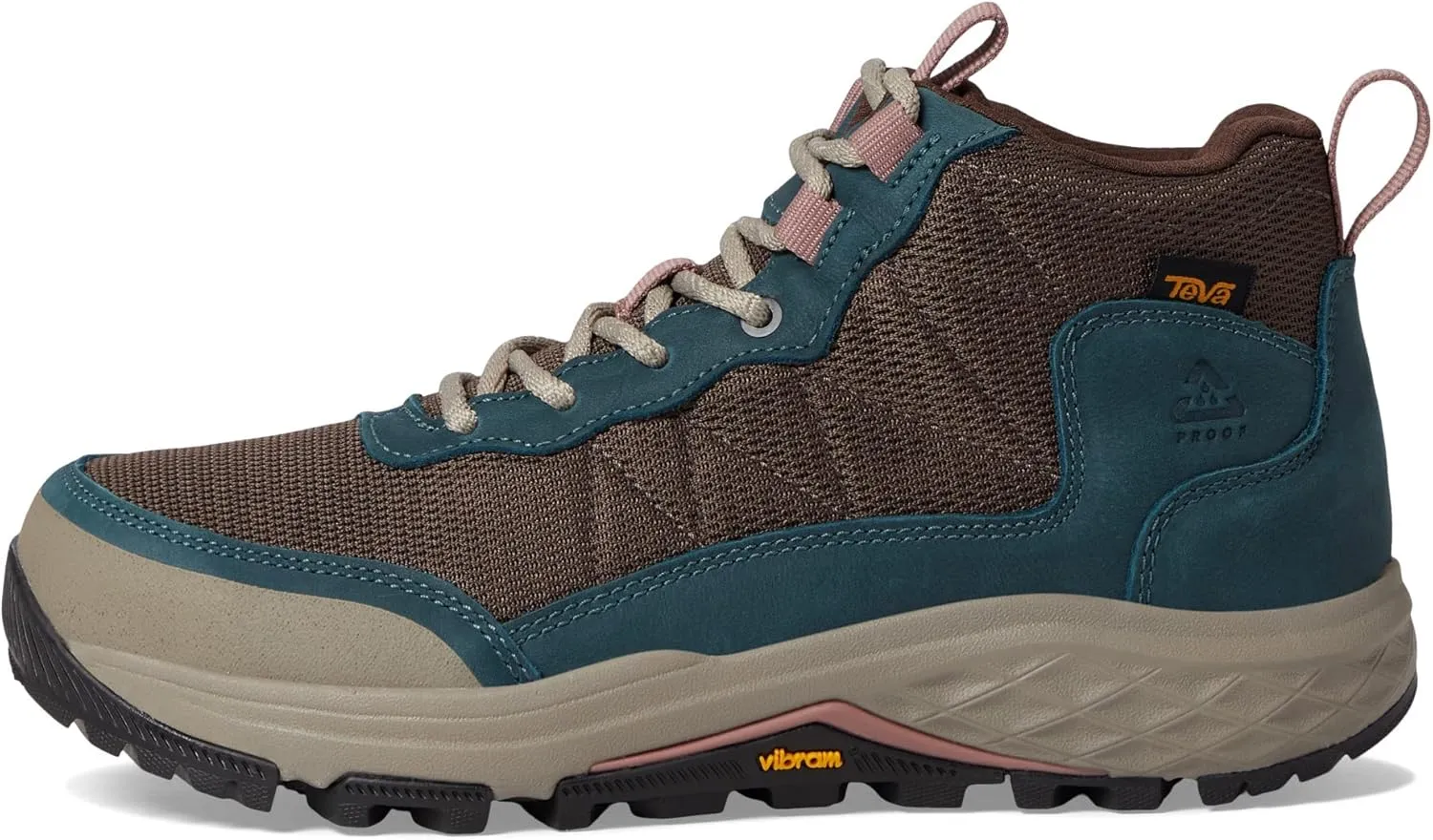 TEVA Women's Ridgeview Mid Durable Breathable Waterproof Hiking Boot