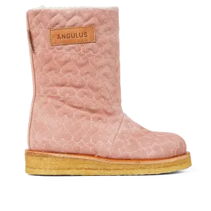 TEX-boot with heart quilt and zipper