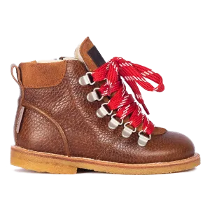 TEX-boot with laces and inside zipper