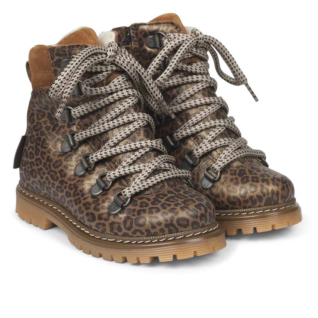 TEX-boot with zipper and laces