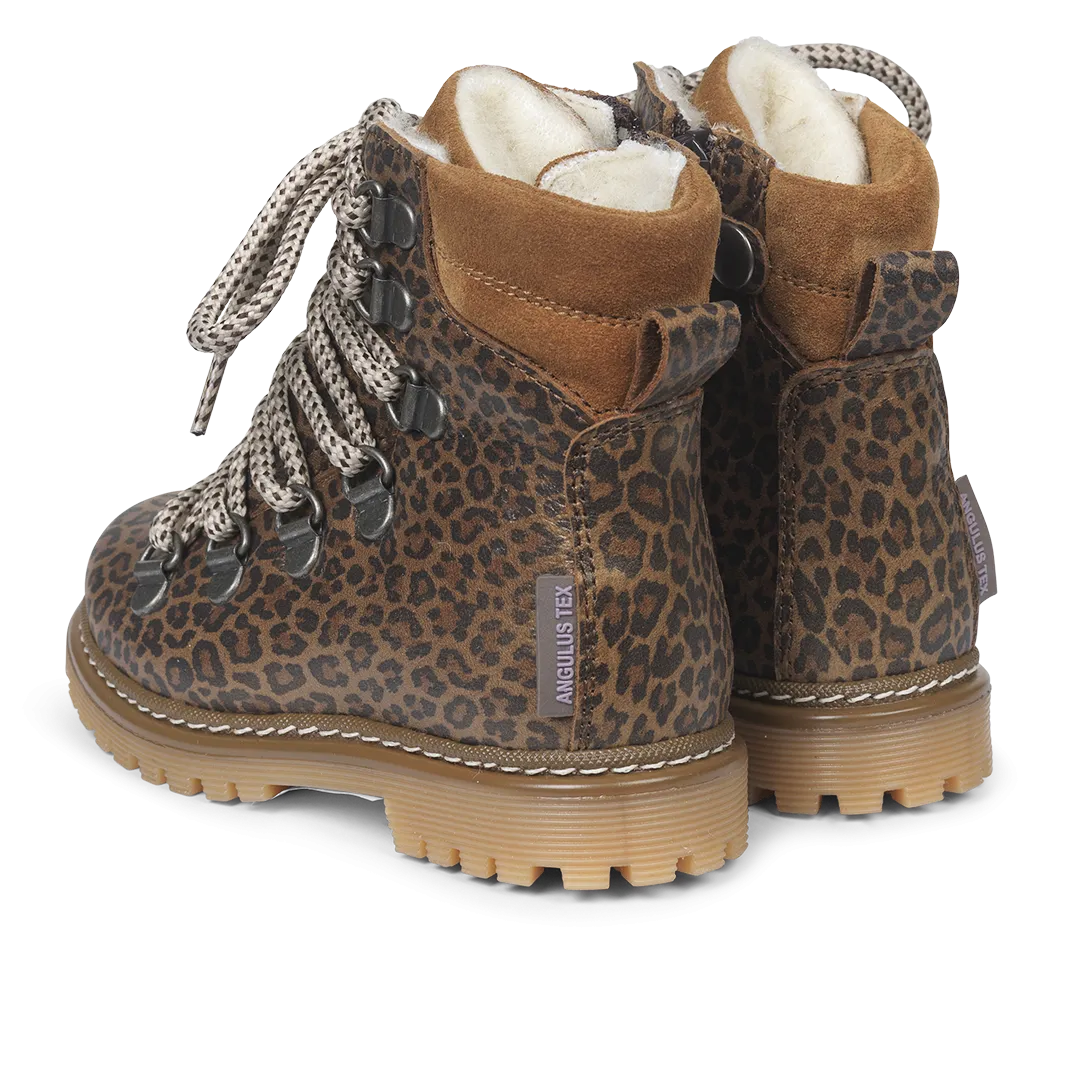 TEX-boot with zipper and laces