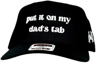 The Mad Hatter, Men & Women’s Trucker Hat, Premium Adjustable Snapback for Everyday Wear, Put It On My Dad's Tab