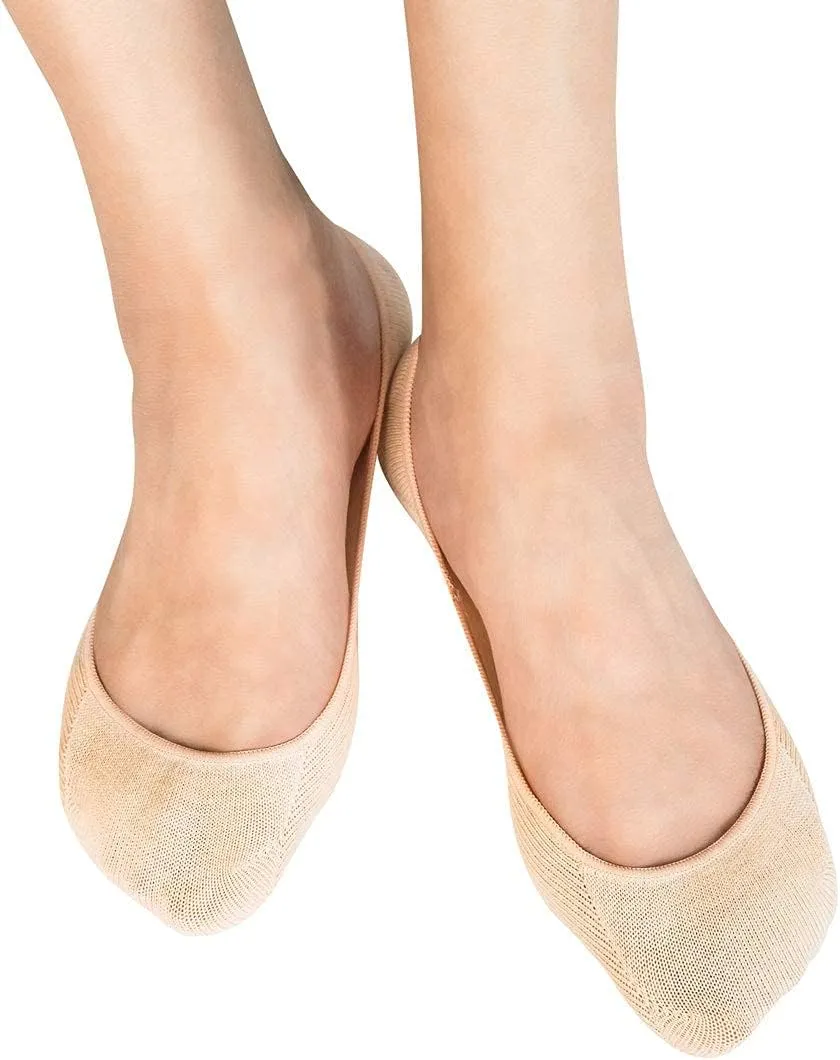 Thirty48 Women’s No Show Loafer Socks, Boat Shoe Liners with Non Slip Grip