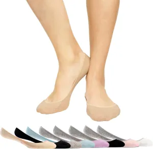 Thirty48 Women’s No Show Loafer Socks, Boat Shoe Liners with Non Slip Grip