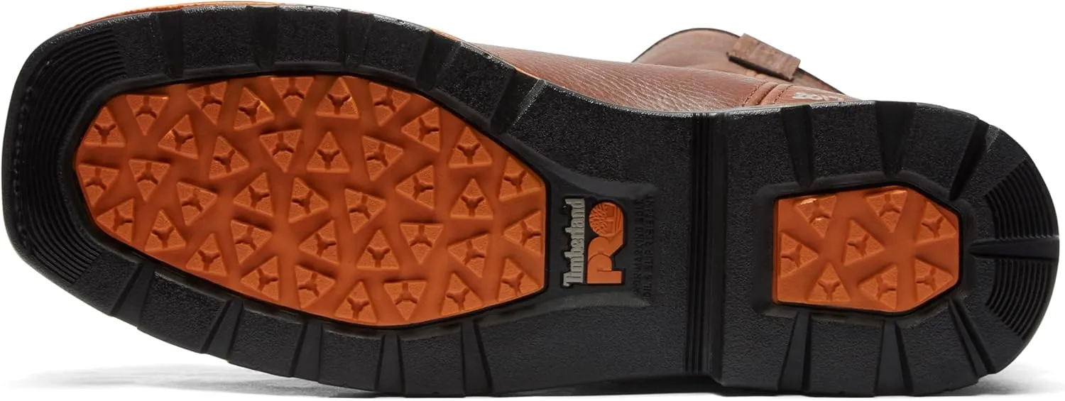 Timberland PRO Men's True Grit Pull on Composite Safety Toe Waterproof Internal Met Guard Industrial Western Work Boot