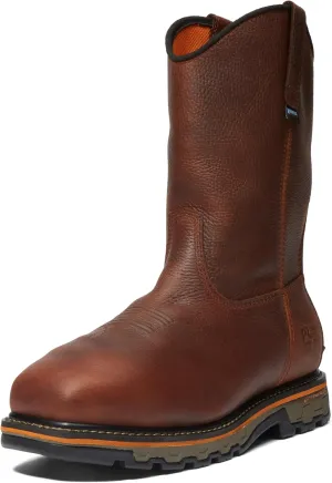 Timberland PRO Men's True Grit Pull on Composite Safety Toe Waterproof Internal Met Guard Industrial Western Work Boot