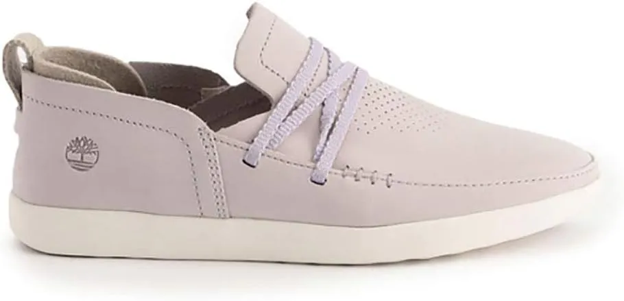 Timberland Women's Project Better Light Purple Nubuck Slip On Shoes