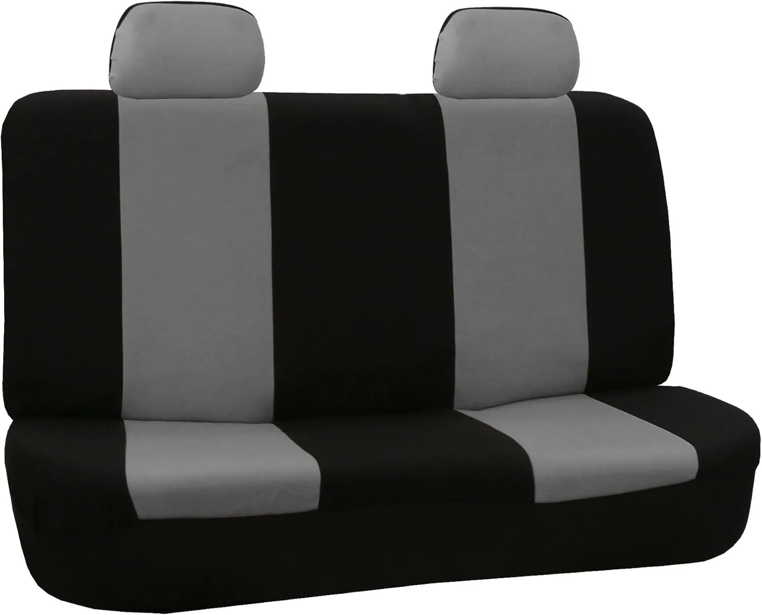 TLH Flat Cloth Seat Covers Rear, Gray Color-Universal Fit for Cars, Auto, Trucks, SUV