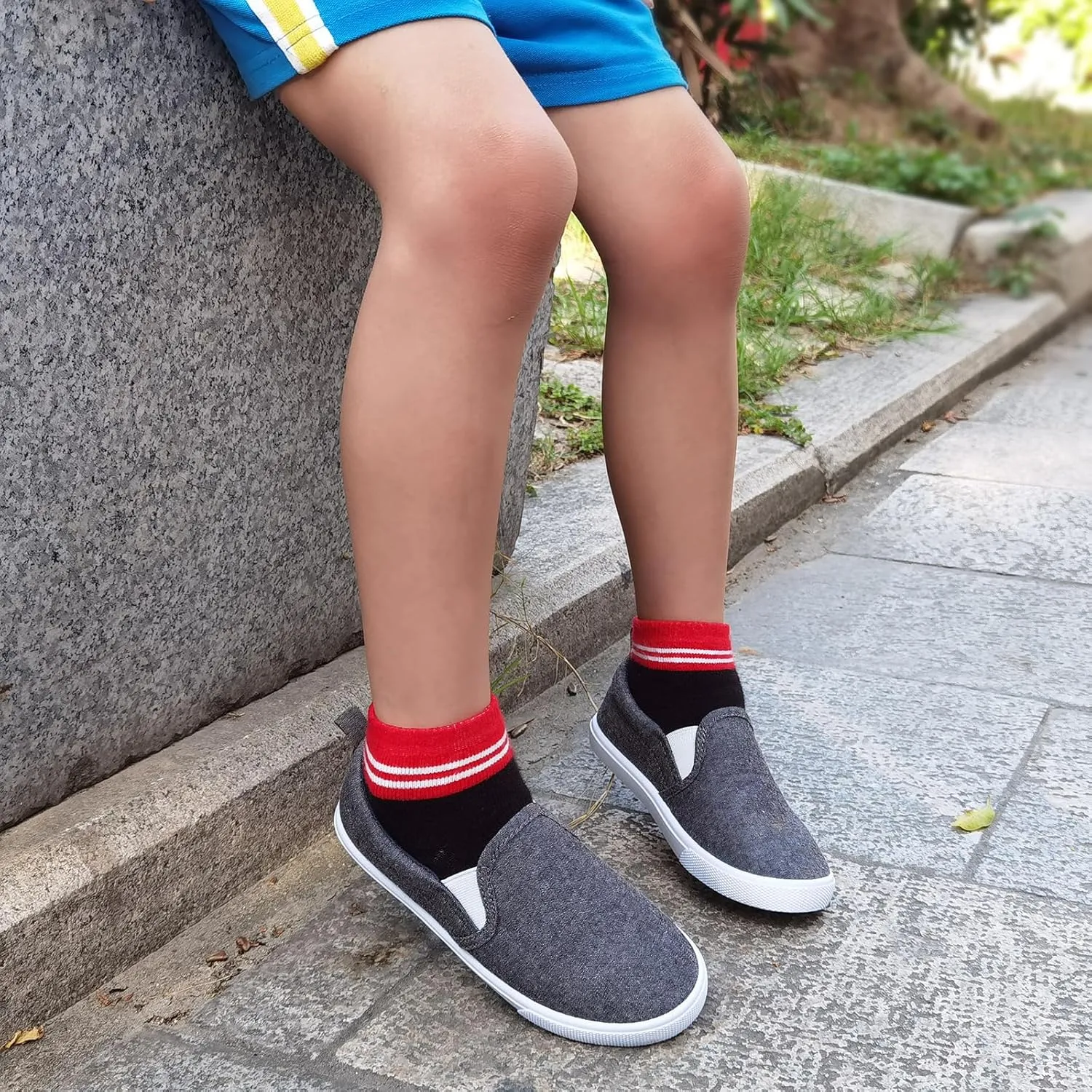Toddler Slip on Shoes Girls & Boys Canvas Loafers Shoes