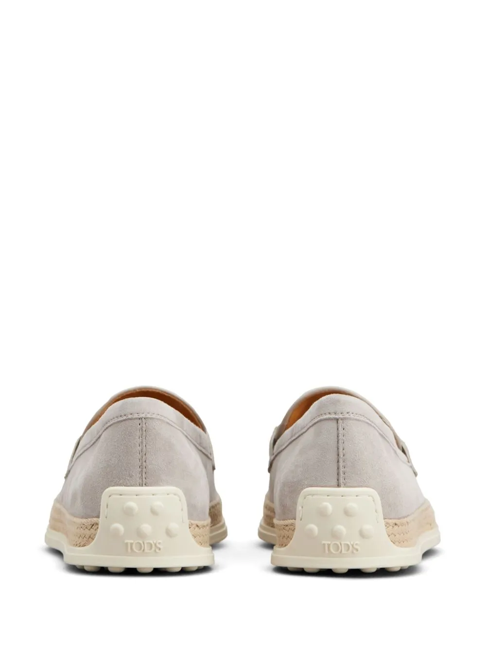 Tod's Light Grey Flat Shoes