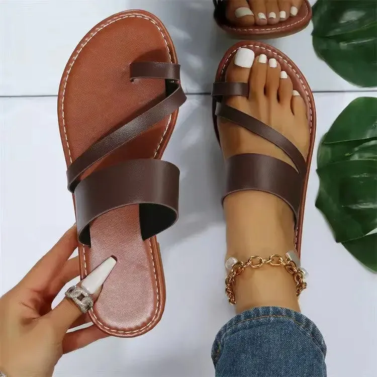 Toe ring Flat Sandals