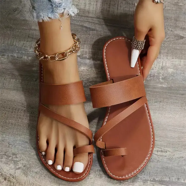 Toe ring Flat Sandals