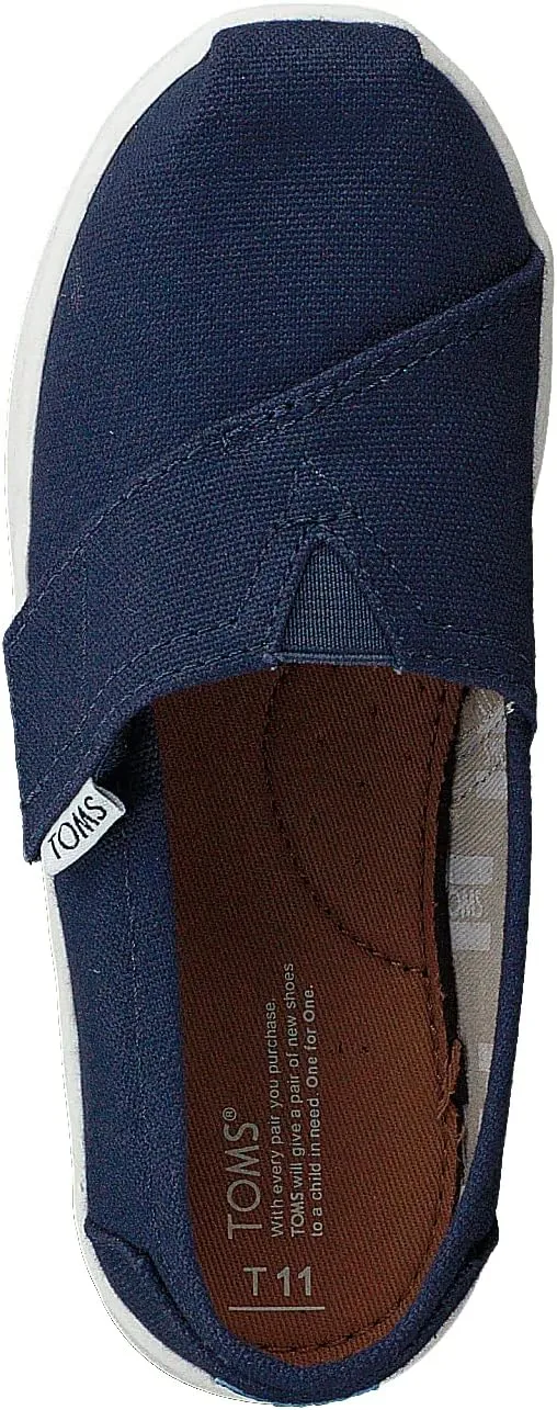 TOMS Toddler Girls Alpargata Slip On Sneakers Shoes