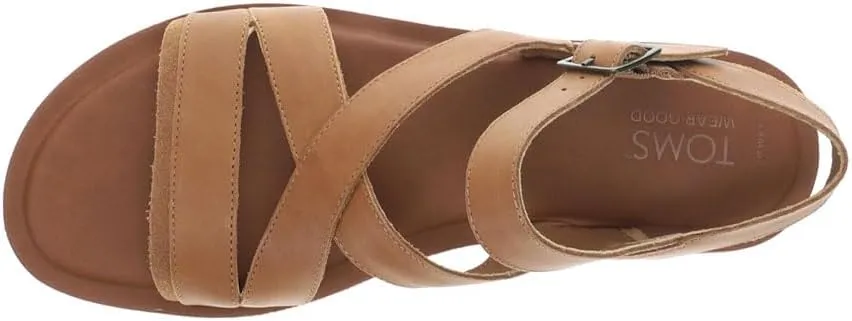 TOMS Womens Sloane Strappy Casual Sandals Casual - Brown
