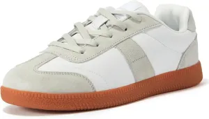 UBFEN Womens Fashion Sneakers Classic Retro Trainers Skate Shoes Casual Comfort Walking Footwear