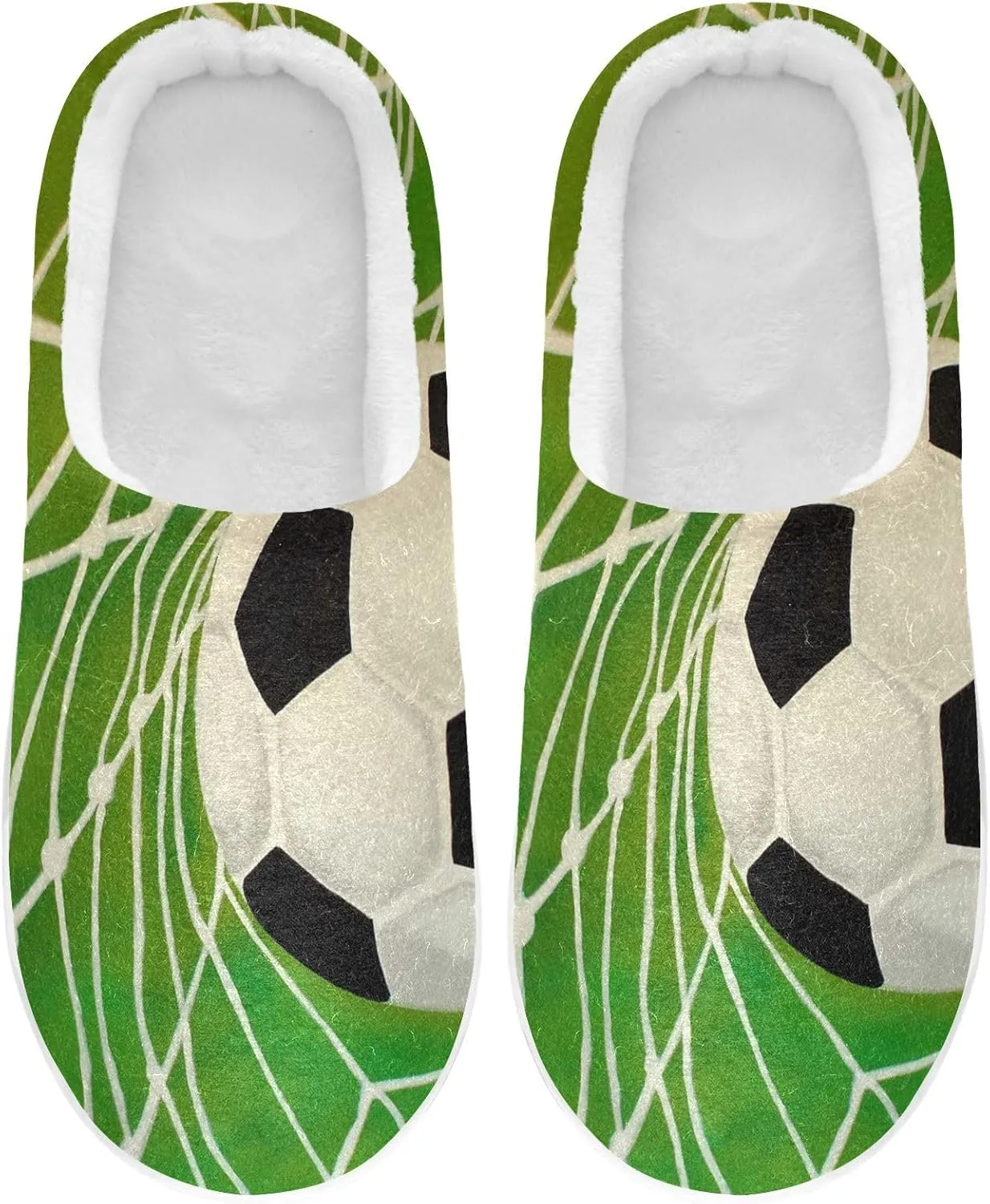 Unisex Memory Foam Slippers Non-Skid Slip-on Soft Warm Sole Fleece Shoes 6-17