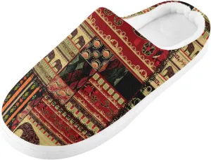 Unisex Memory Foam Slippers Non-Skid Slip-on Soft Warm Sole Fleece Shoes 6-17