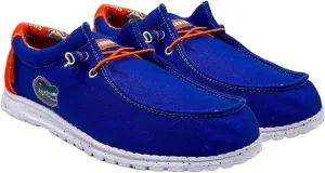 Vaccari Men's Nate NCAA Slip-On Canvas Loafers | Comfortable & Light-Weight Casual Shoes