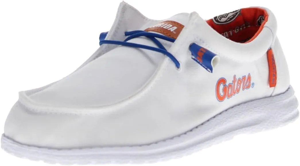 Vaccari Women's Kate NCAA Slip-On Canvas Loafers | Comfortable & Light-Weight Casual Shoes