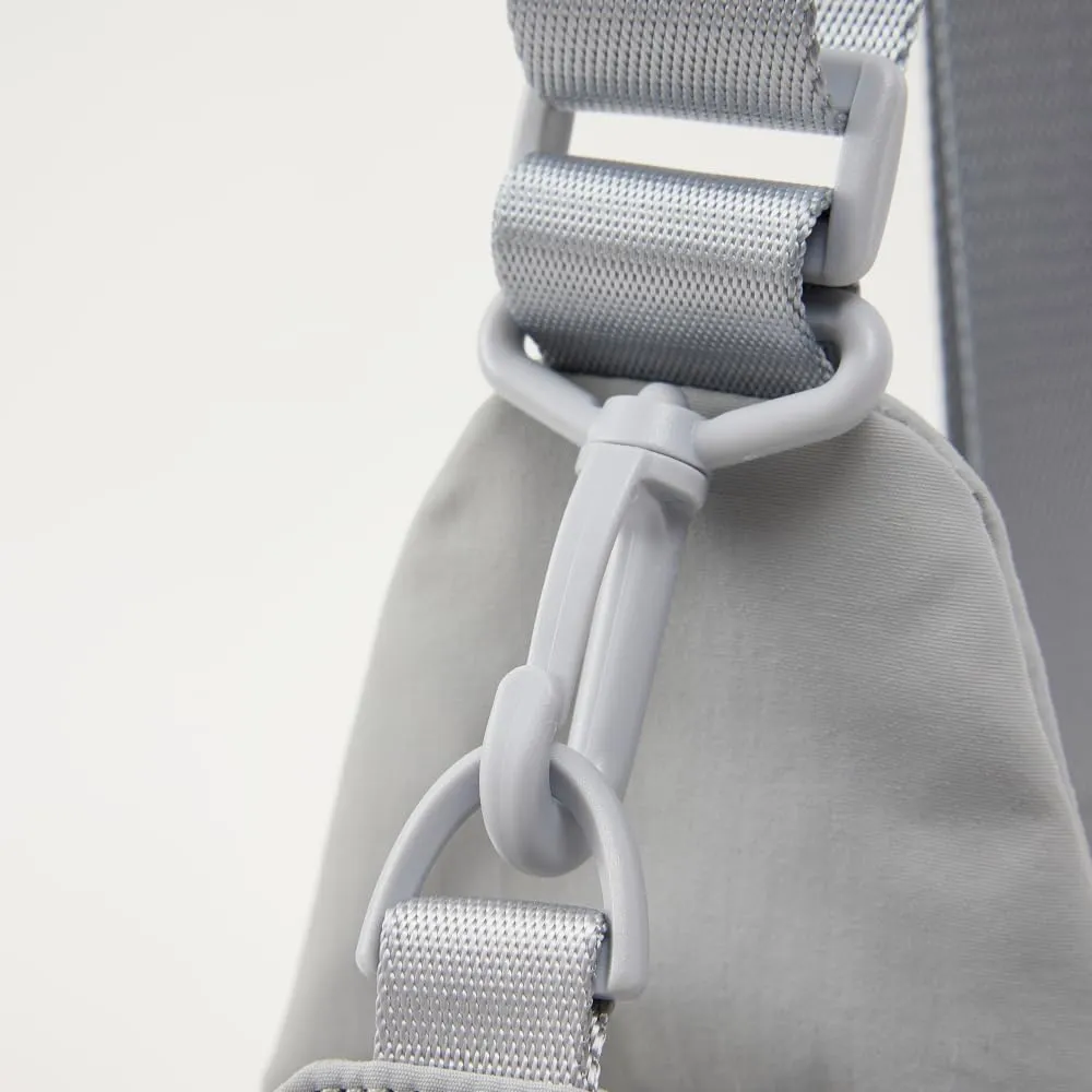 VAKAER Small Sling Bag for Women, Small Crossbody Bags with Adjustable Straps, Lightweight Chest Bag Casual Daypack Backpacks for Travel Hiking (Light Gray)