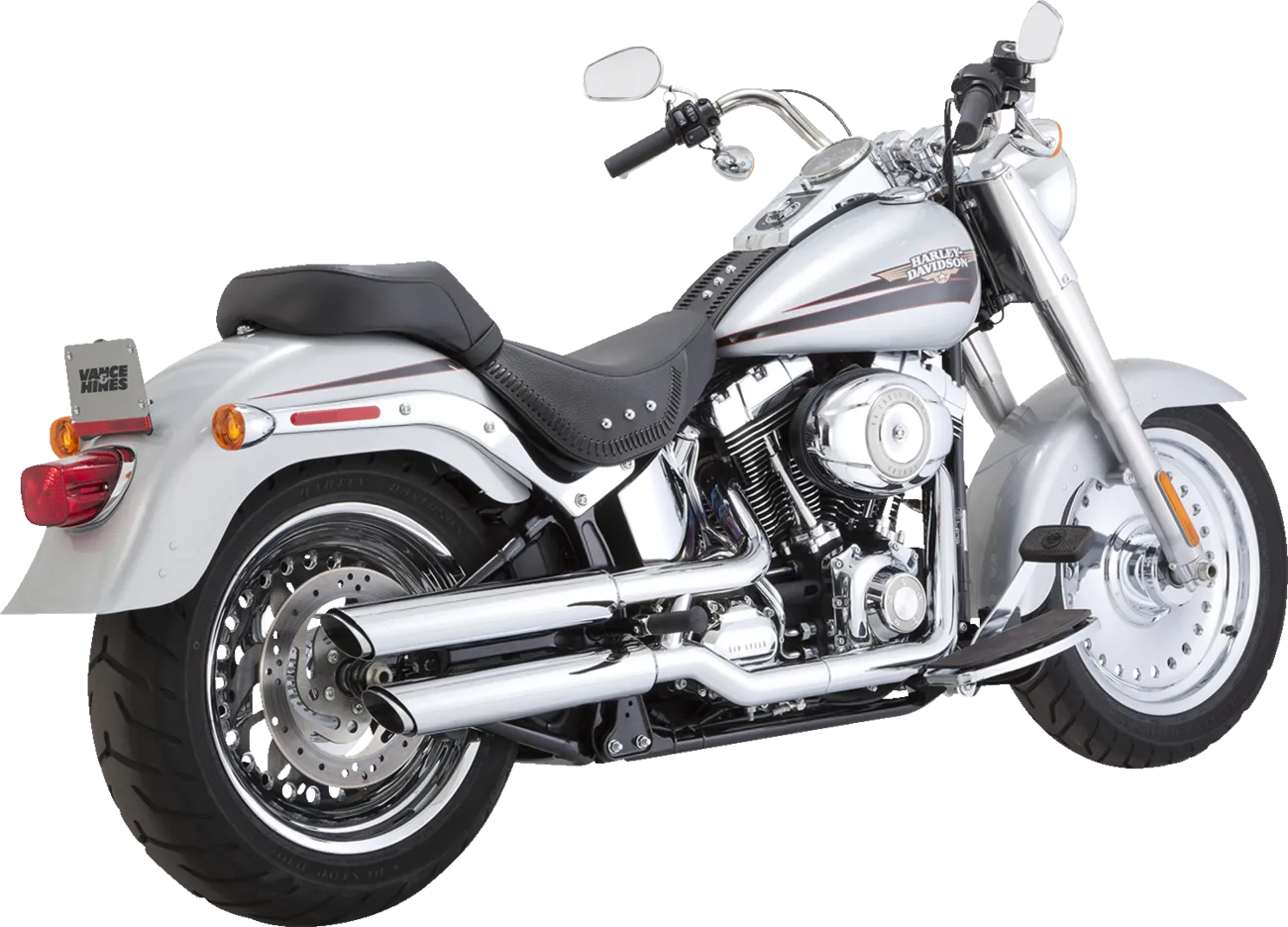 VANCE & HINES 3" Twin Slash Slip-On Muffler - Chrome 16343