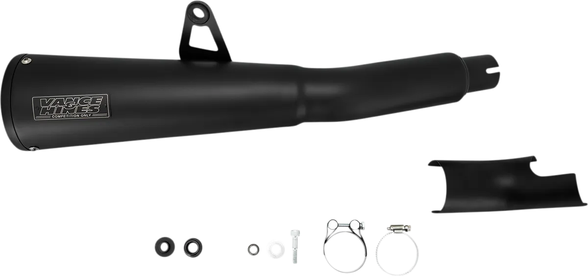 Vance & Hines Exhaust for Honda Rebel 1100 2021-2024 Upsweep Black Slip-On 48425