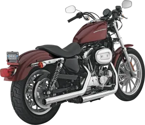 Vance & Hines Exhausts for Harley Sportster 2004-2013, 2 1/2" Straightshots Mufflers HS Slip-On