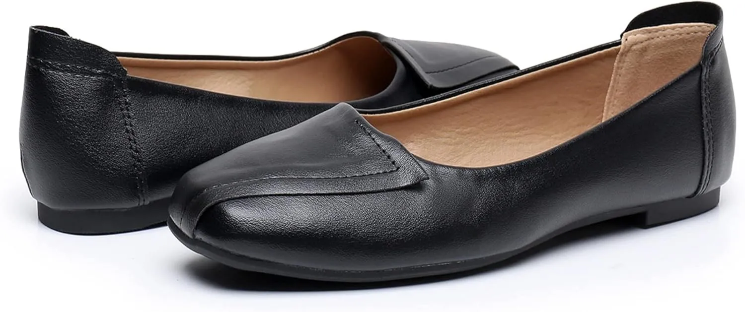 VenusCelia Women's Plain Dance Flat Shoe