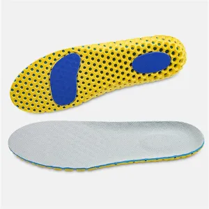 Version Orthopedic Memory Foam Sport Insoles Woman Men Shoes Feet Soles Pad Mesh Deodorant Breathable Cushion(35-39)