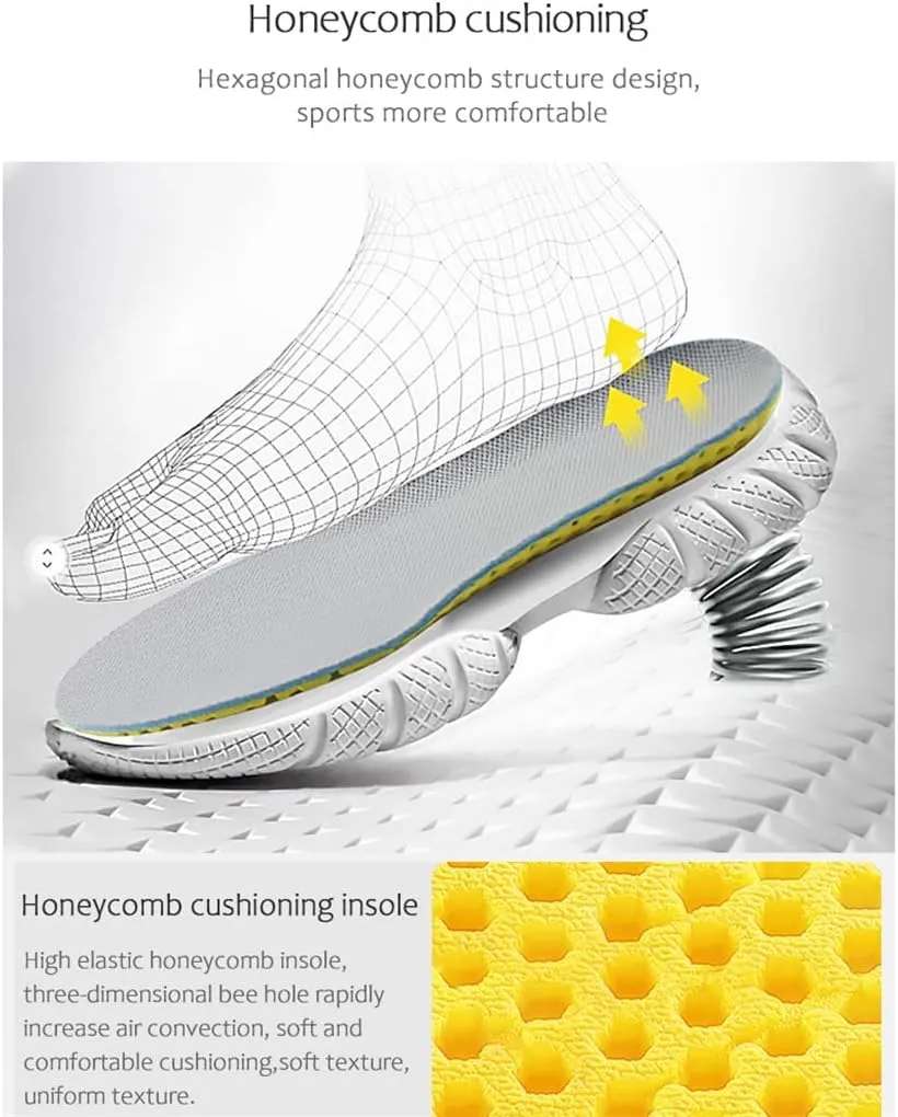 Version Orthopedic Memory Foam Sport Insoles Woman Men Shoes Feet Soles Pad Mesh Deodorant Breathable Cushion(35-39)