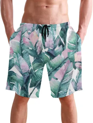visesunny Stylish Mens Swim Trunks Quick Dry Beachwear Sports Swim Board Shorts Holiday Party Bathing Suits