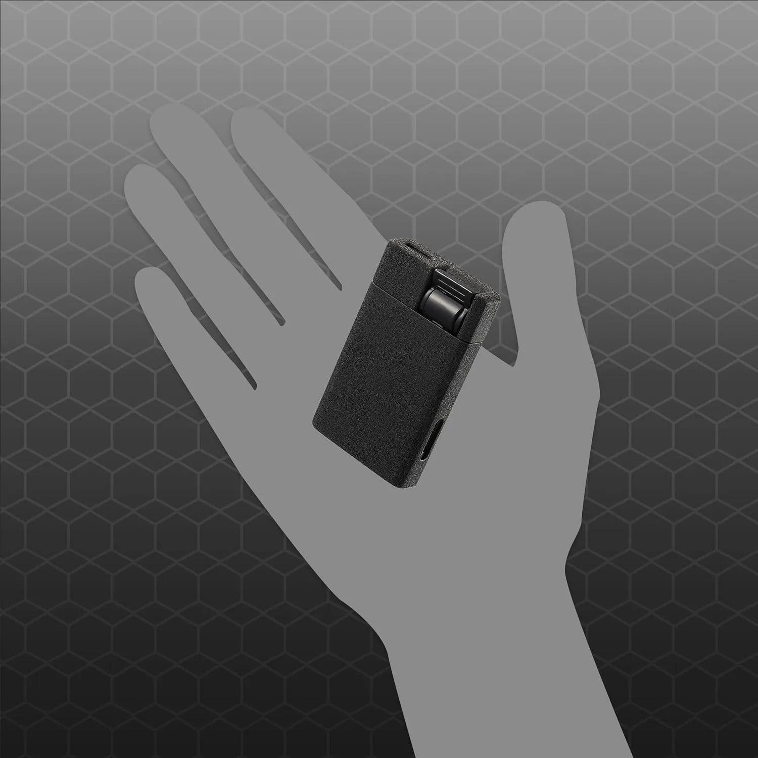 Visol Flatso Torch Lighter - Flat Flame, Refillable Gas Butane Lighter, Windproof, Adjustable Flame (Black Crackle)