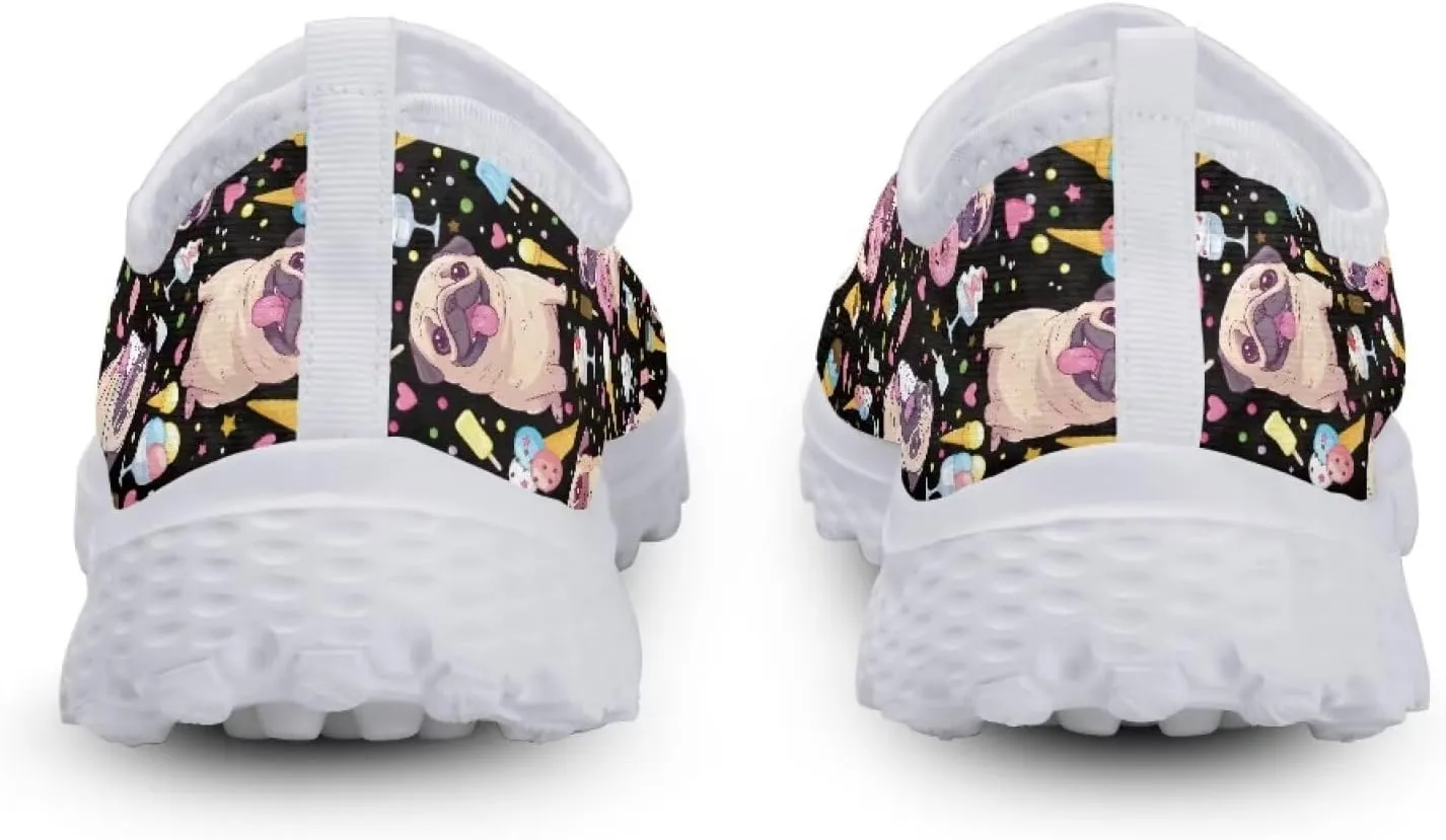 Walking Shoes for Women Men Sports Sneaker Flat Mesh Shoes Breathable Trainers
