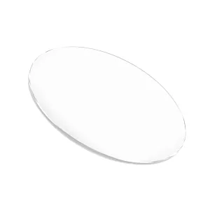 Watch Crystal Len Glass, 45mm Dia. 1.2mm Thicken, Sapphire Flat Round Face Crystals Replacement Lens Clear - (Applications: for Watchmaker Repair Electronic Mechanical Watches)