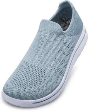 Wide Toe Shoes Men Barefoot Sock Sneakers Flat Mesh Pull-on Lightweight Breathable Casual Comfortable