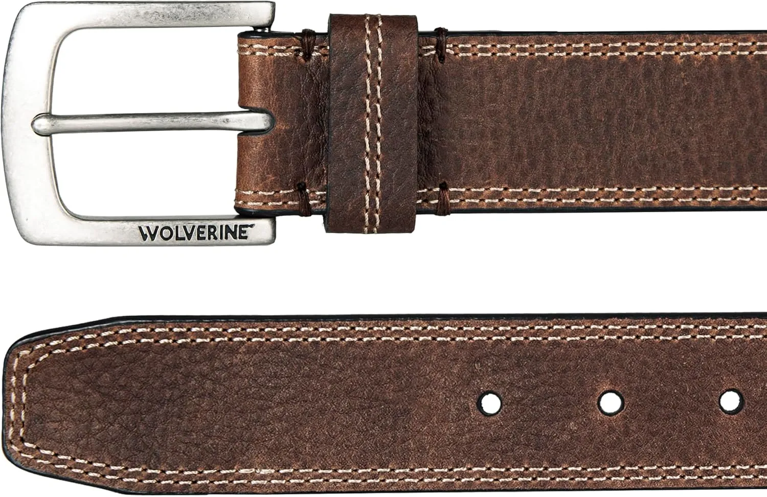 Wolverine Men's Full Grain Leather | Workwear | Heavy Duty | Durable | Everyday | Classic | Casual | Metal Buckle