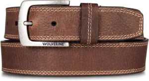Wolverine Men's Full Grain Leather | Workwear | Heavy Duty | Durable | Everyday | Classic | Casual | Metal Buckle