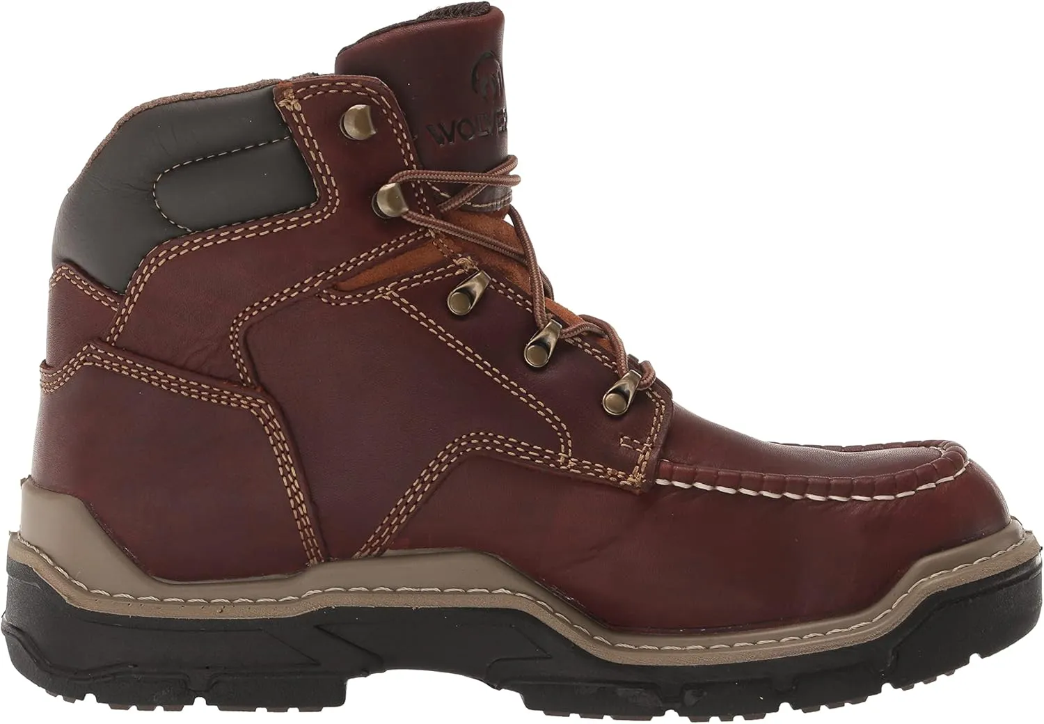 Wolverine Men's Raider DuraShocks Moc Toe CarbonMax 6" Construction Boot
